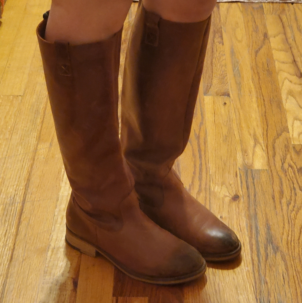 Aldo Leather Riding Boots